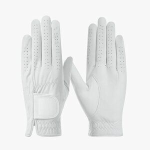 PAKNADA Sheep Skin Leather Golf Gloves Strong Grip, Breathable Durable Comfort